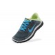  chaussure de course à pied nike free 4.0 v3 gris bleu vert 