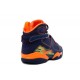 Air Jordan Retro 8 foncé Bleu Orange