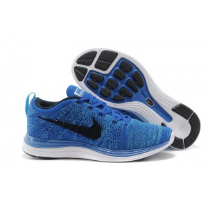 Nike Flyknit Lunar1+ bleu noir