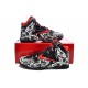 lebron james 11 garcon graffiti noir blanc rouge