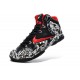 lebron james 11 garcon graffiti noir blanc rouge