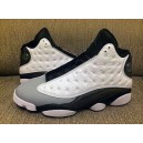 air jordan 13 filles Barons blanc gris noir