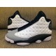 air jordan 13 filles Barons blanc gris noir