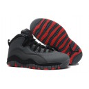 air jordan 10 gs taille anthracite rouge