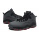 air jordan 10 gs taille anthracite rouge