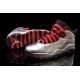 chaussures de basket jordan 10 noir rouge argent vernis