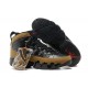 Air Jordan 9 (IX) Retro noir Light Olive True Rouge