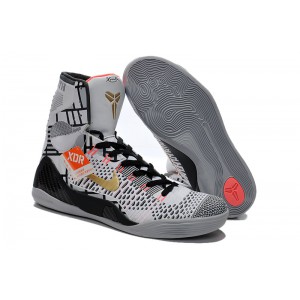 Nike Zoom Kobe 9 blanc noir or