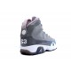 Jordan 9 Retro moyennes grise blanc cool grise