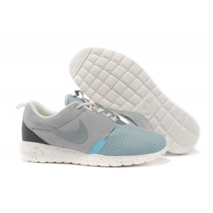 chaussures Nike Roshe Run NM br gris bleu