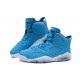 chaussure air jordan 6 retro pour fille Pantone bleu