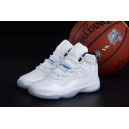 jordan retro 11 blanc légende Bleu