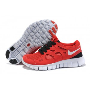 free run 2 homme rouge noir blanc