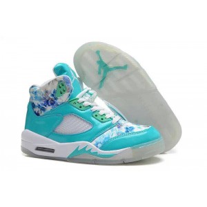 jordan chaussures femme 5 turquoise floral