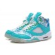 jordan chaussures femme 5 turquoise floral