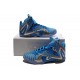 Maison Du LeBron 11 bleu or pas cher