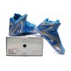 Maison Du LeBron 11 bleu or pas cher