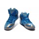 Maison Du LeBron 11 bleu or pas cher