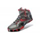 chaussures lebron 11 elite gris rouge noir