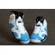 jordan retro 6 Bluemine blanc