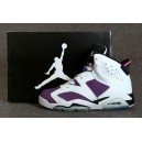 jordan 6 blanc Grape