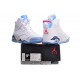 chaussure de basketball femme jordan 6 blanc marine speckled