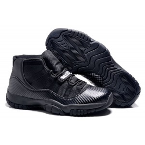 jordan air nike retro 11 noir carbon fiber