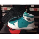 jordan 1 retro teal blanc