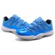 personnaliser air jordan 11 low powder bleu