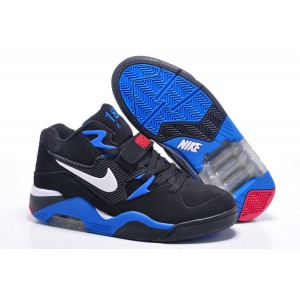 chaussures nike air force 180 noir bleu blanc