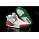 air jordan femme spizike 3.5 retro blanc vert rouge