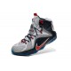 nike lebron 12 nsrl blanc marine rouge