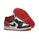 acheter air jordan 1 pour femme blanc rouge noir orteil