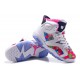 jordan 6 pour femme fleuri rose blanc