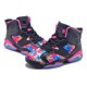 air jordan 6 pour les filles floral noir rose