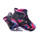 air jordan 6 pour les filles floral noir rose