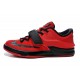 basket enfant kd 7 rouge noir