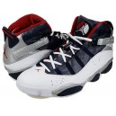 Air Jordan 6 Rings (Six Rings) Olympics blanc rouge Midnight Navy