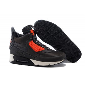 nike air max 90 hiver Sneakerboot brun orange