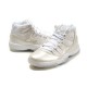 Air Jordan 11 XI Retro Blanc Et Argent Homme