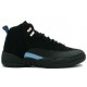 Air Jordan 12 Retro noir nubuck university bleu      