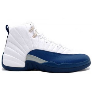 Air nike jordan 12 Retro Playoffs blanc bleu navy