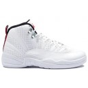 Air Jordan 12 Retro Rising Sun Blanc Noir Varsity Rouge