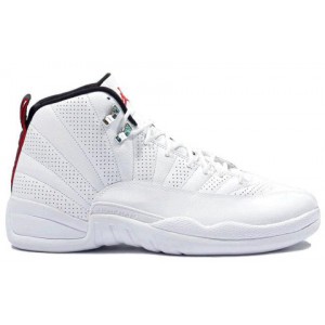 Air Jordan 12 Retro Rising Sun Blanc Noir Varsity Rouge