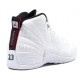 Air Jordan 12 Retro Rising Sun Blanc Noir Varsity Rouge