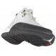 Air Jordan 12 Retro Blanc & Flint Grise metallic argent