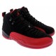 Air Jordan 12 Flu Game noir varsity rouge