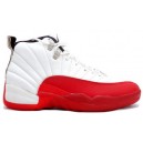 Air Jordan 12 Retro blanc et rouge