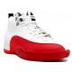 Air Jordan 12 Retro blanc et rouge