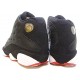 Basket jordan 13 en noir blanc et rouge